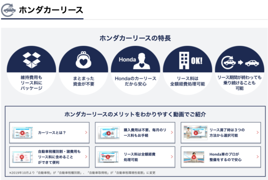 ホンダカーリース TOP