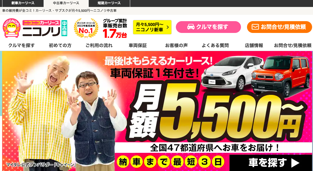 最後に車がもらえるニコノリ